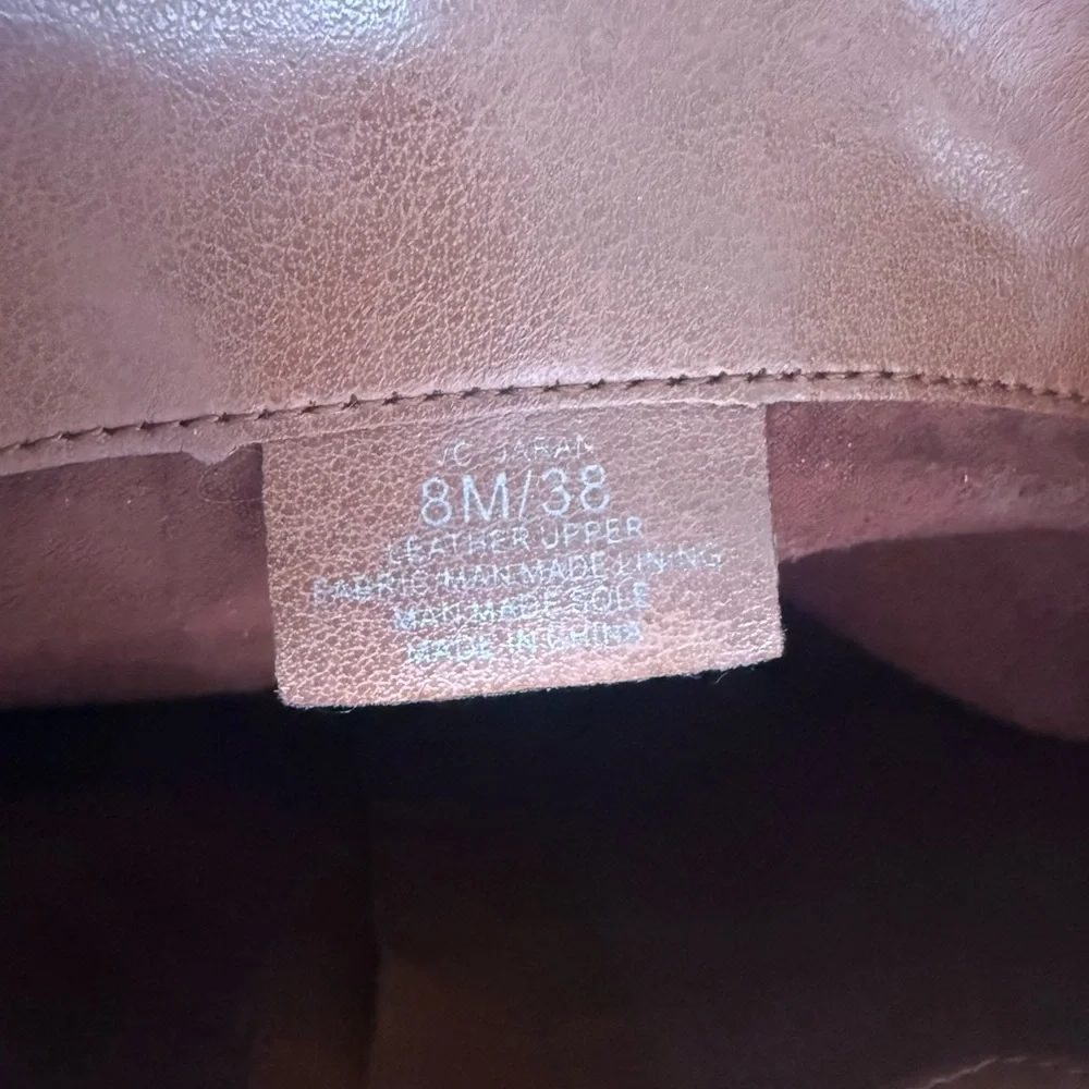 Vince Camuto Tall Leather Riding Boots Cognac‎ Brown Size 8M